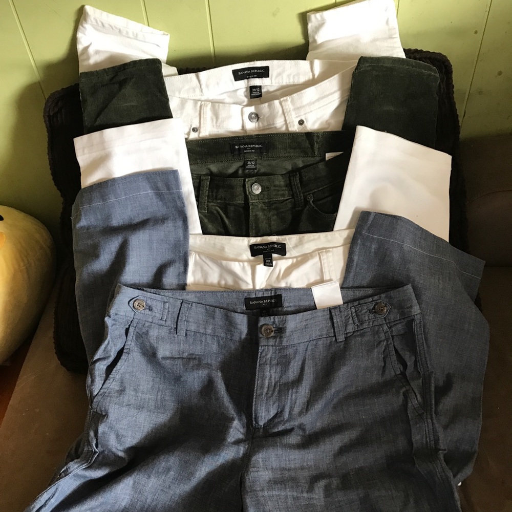 4 prs Banana Republic sz 12